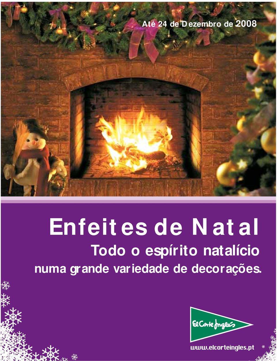 espírito natalício numa