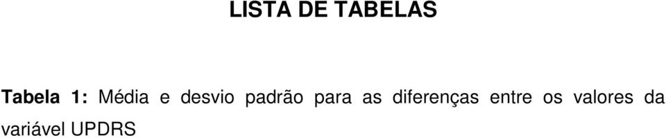 ... 28 Tabela 2: Coeficiente de correlação intraclasse (ICC) e intervalo