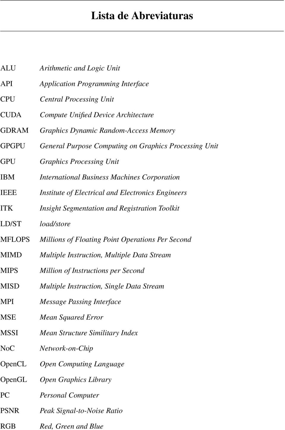 Machines Corporation Institute of Electrical and Electronics Engineers Insight Segmentation and Registration Toolkit load/store Millions of Floating Point Operations Per Second Multiple Instruction,