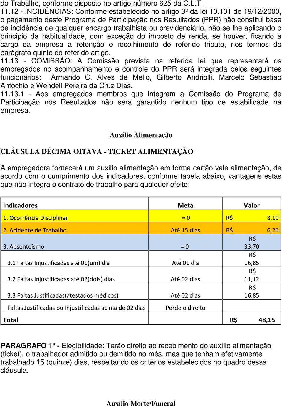 da habitualidade, com exceção do imposto de renda, se houver, ficando a cargo da empresa a retenção e recolhimento de referido tributo, nos termos do parágrafo quinto do referido artigo. 11.