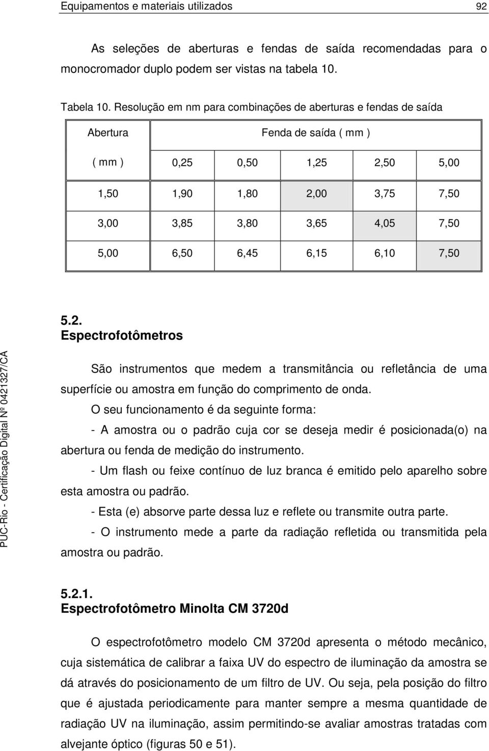 6,45 6,15 6,10 7,50 5.2. Espectrofotômetros São instrumentos que medem a transmitância ou refletância de uma superfície ou amostra em função do comprimento de onda.