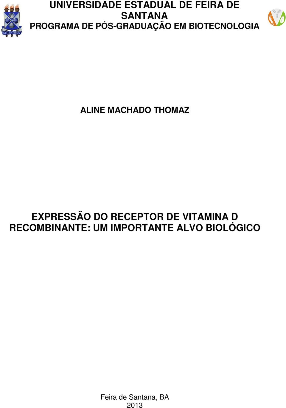 THOMAZ EXPRESSÃO DO RECEPTOR DE VITAMINA D