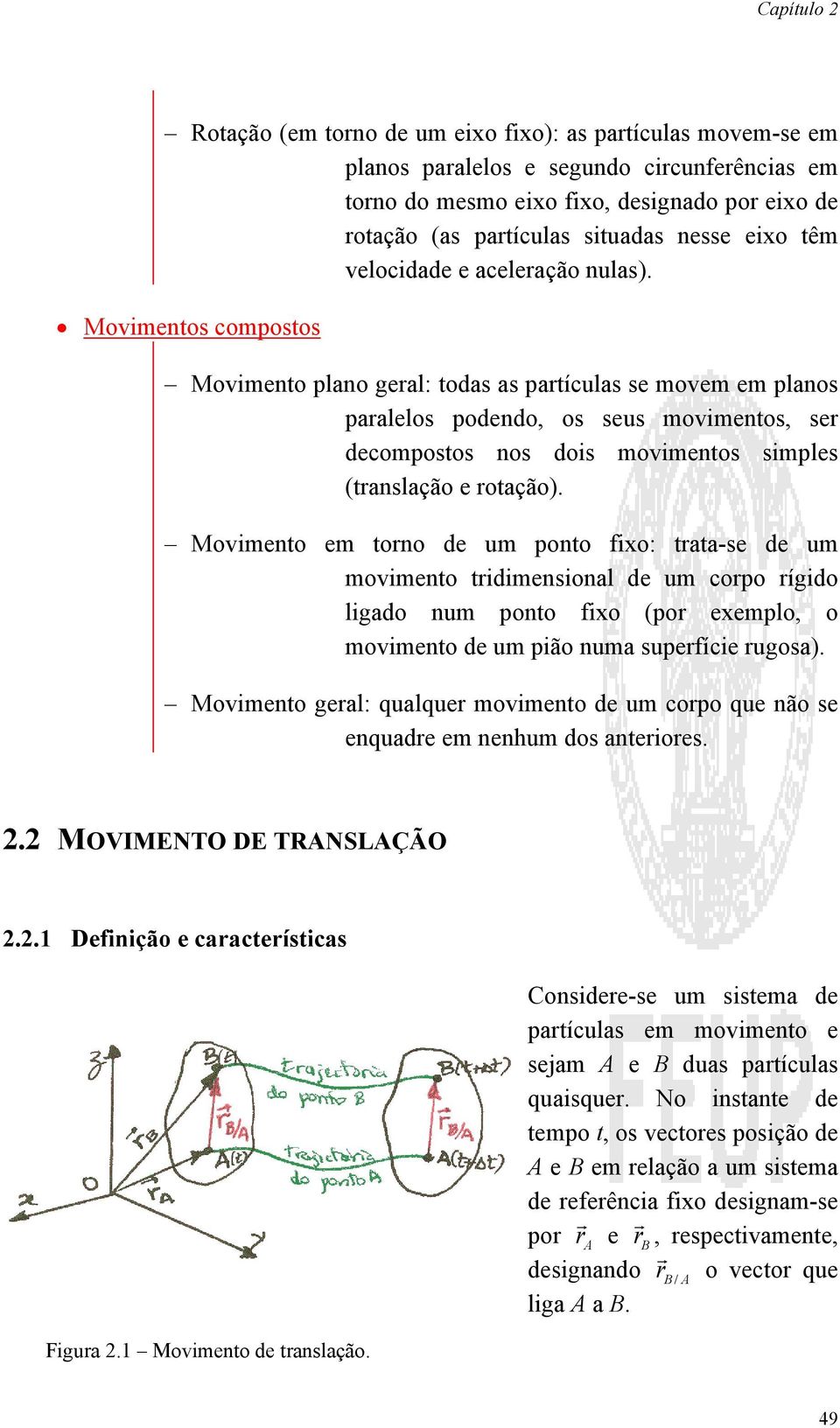 Moimeno em ono de um pono fixo: aa-se de um moimeno idimensional de um copo ígido ligado num pono fixo po exemplo, o moimeno de um pião numa supefície ugosa.