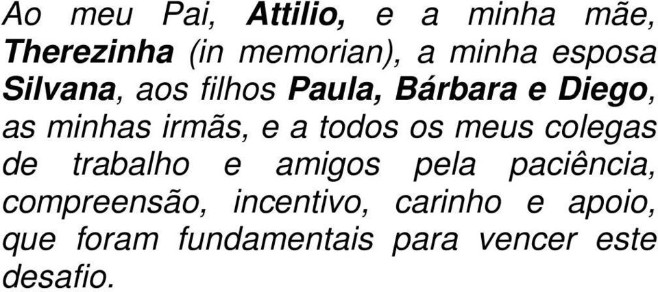 todos os meus colegas de trabalho e amigos pela paciência, compreensão,