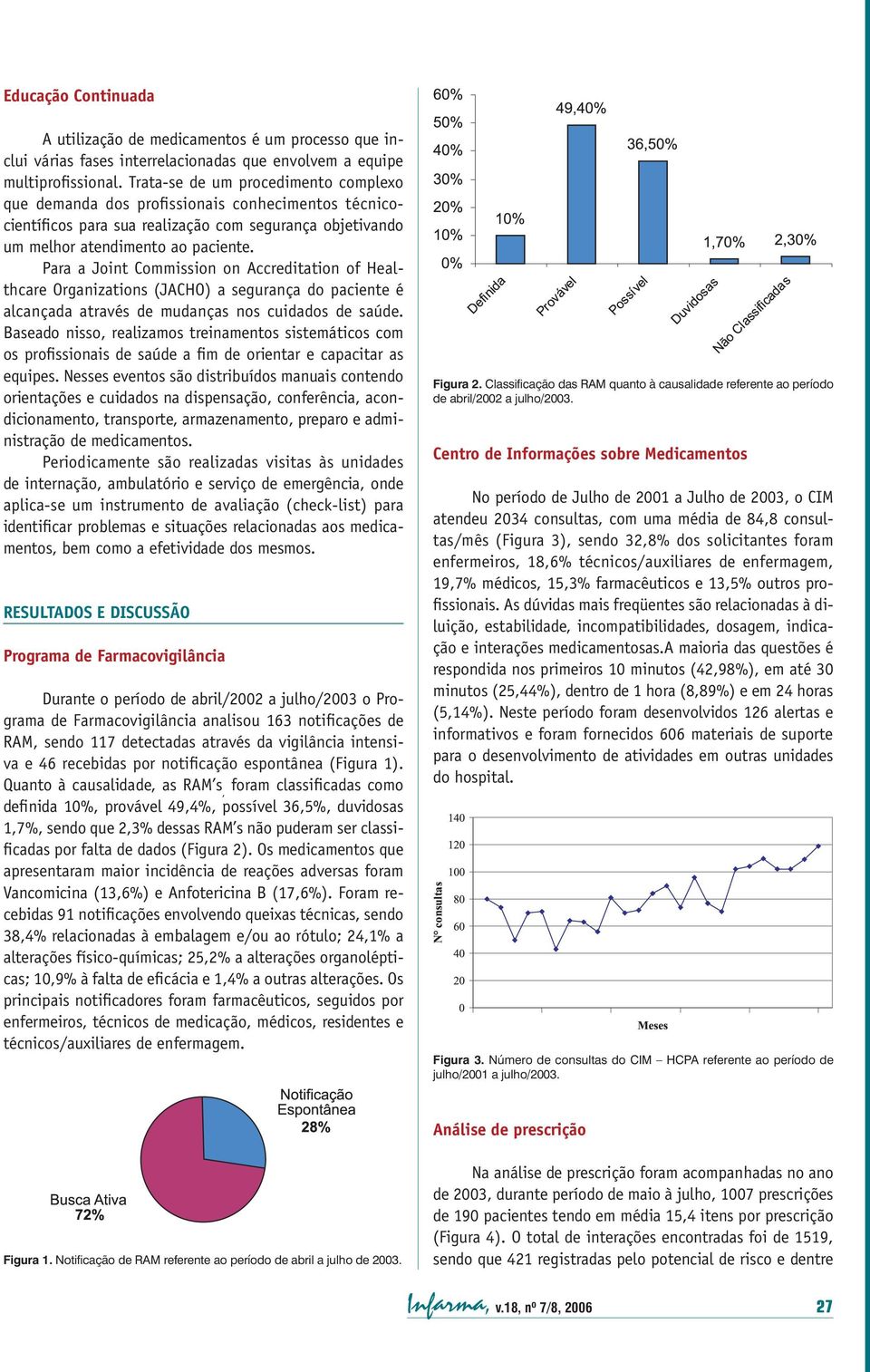 Para a Joint Commission on Accreditation of Healthcare Organizations (JACHO) a segurança do paciente é alcançada através de mudanças nos cuidados de saúde.