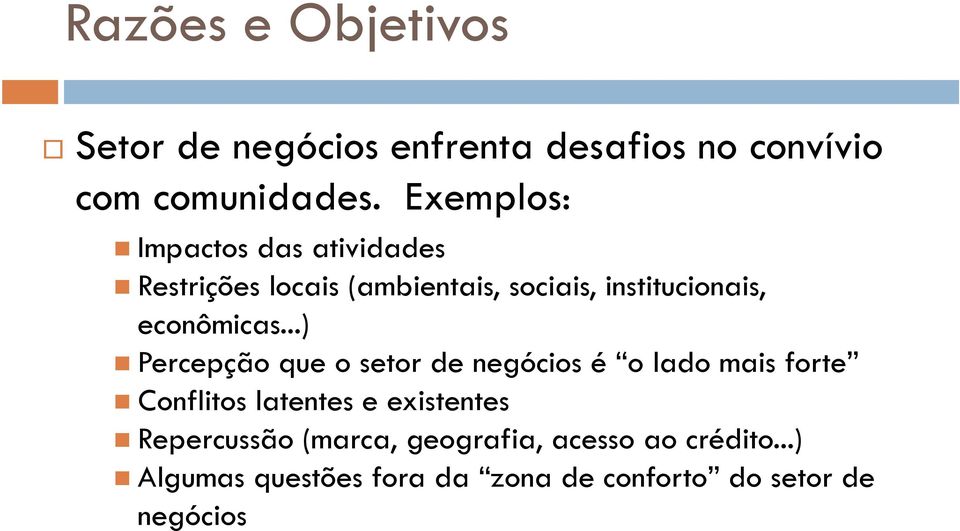 econômicas.