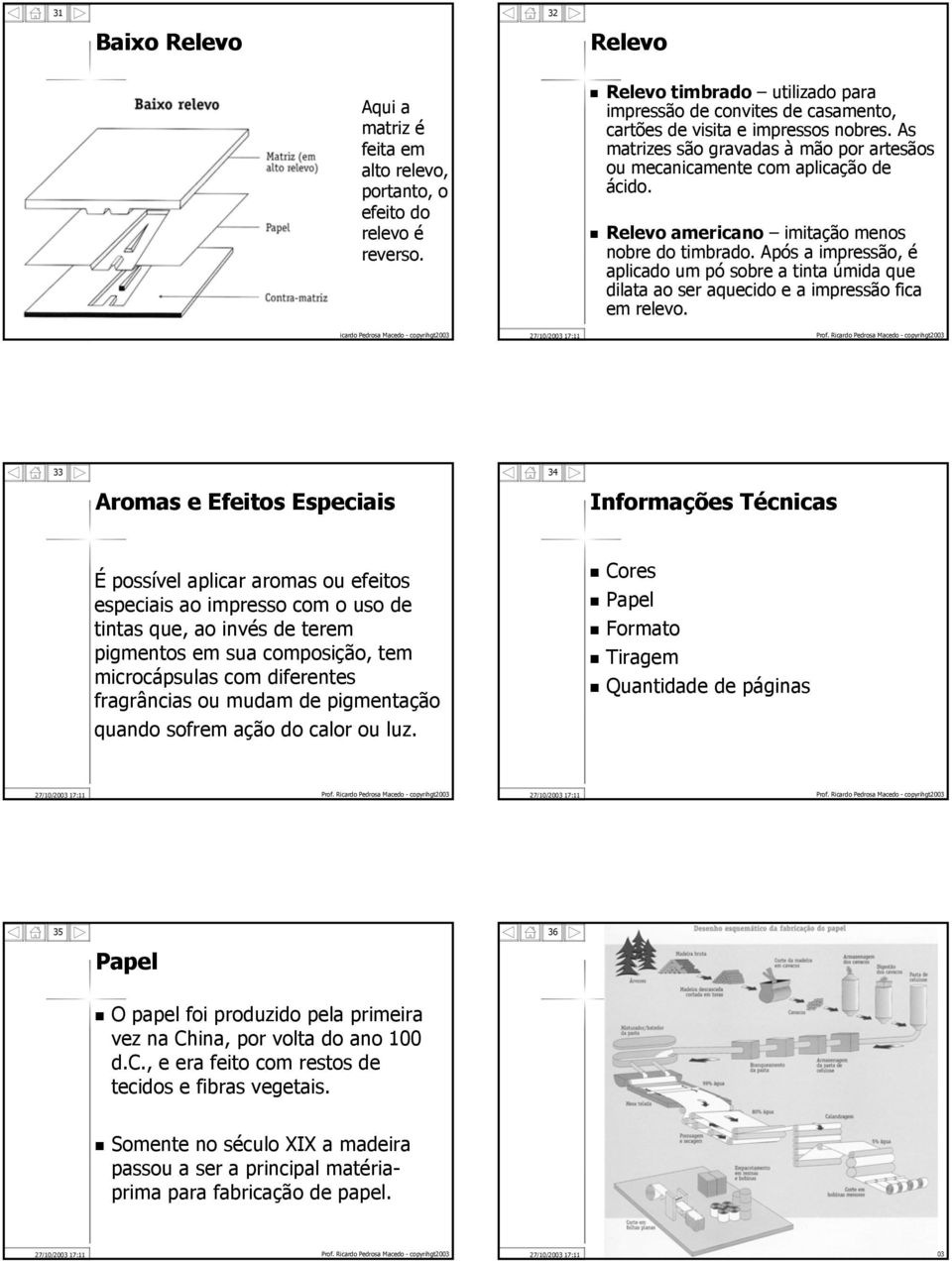 Relevo americano imitação menos nobre do timbrado. Após a impressão, é aplicado um pó sobre a tinta úmida que dilata ao ser aquecido e a impressão fica em relevo.