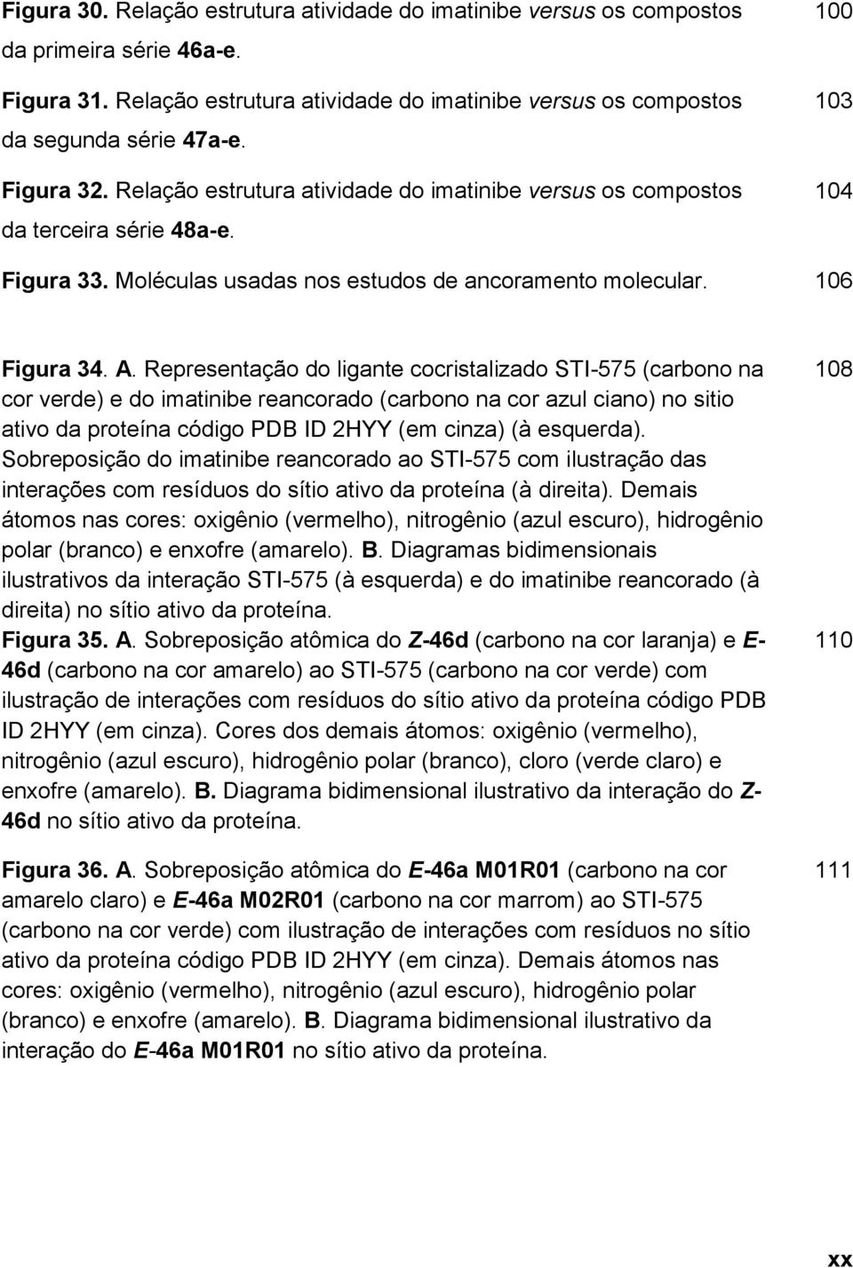 Representação do ligante cocristalizado STI-575 (carbono na cor verde) e do imatinibe reancorado (carbono na cor azul ciano) no sitio ativo da proteína código PDB ID 2HYY (em cinza) (à esquerda).