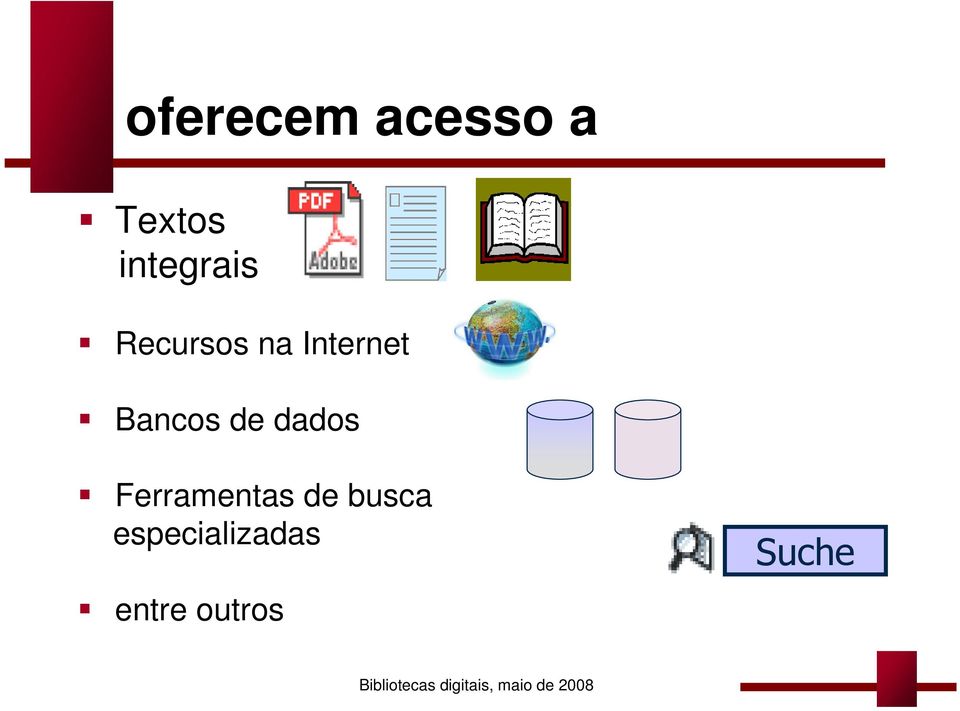 Bancos de dados Ferramentas de