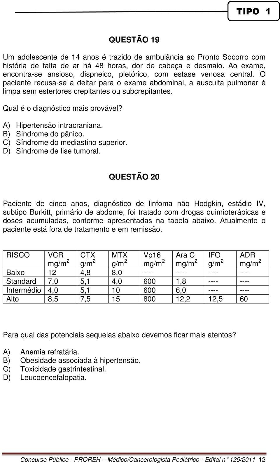 O paciente recusa-se a deitar para o exame abdominal, a ausculta pulmonar é limpa sem estertores crepitantes ou subcrepitantes. Qual é o diagnóstico mais provável? A) Hipertensão intracraniana.