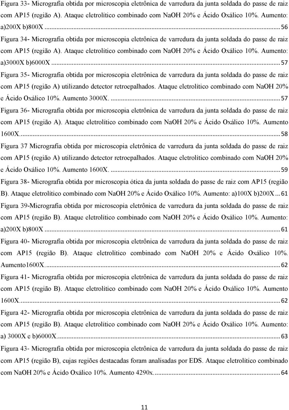 Ataque eletrolítico combinado com NaOH 20% e Ácido Oxálico 10%. Aumento: a)3000x b)6000x.