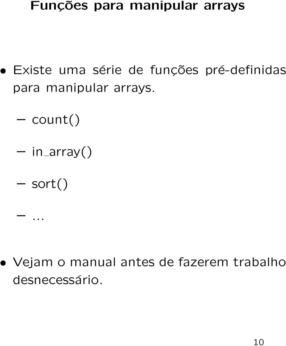 arrays. count() in array() sort().