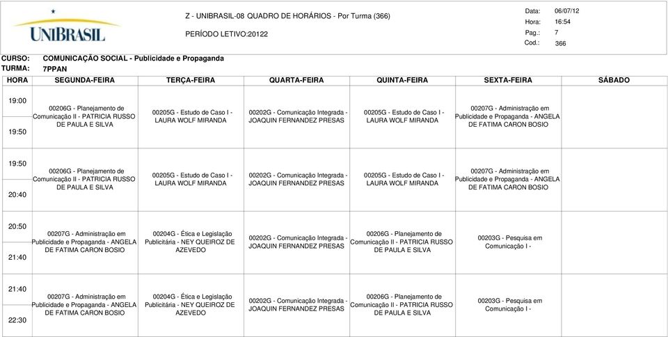 Estudo de Caso I - 00207G - Administração em Publicidade e Propaganda - ANGELA DE FATIMA CARON BOSIO 00207G - Administração em Publicidade e Propaganda - ANGELA DE FATIMA CARON BOSIO 00204G - Ética e