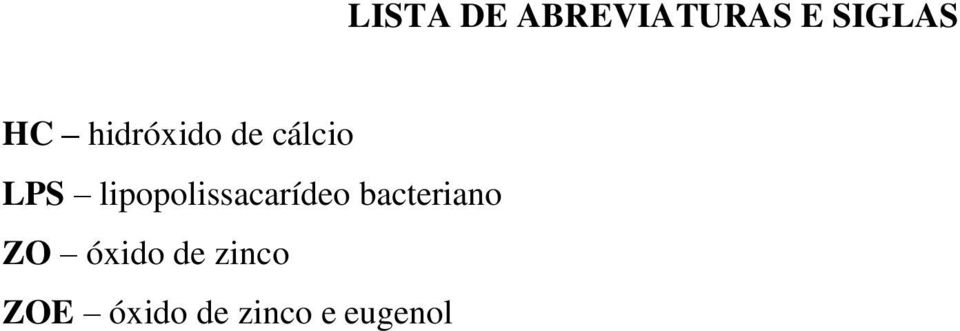 lipopolissacarídeo bacteriano ZO
