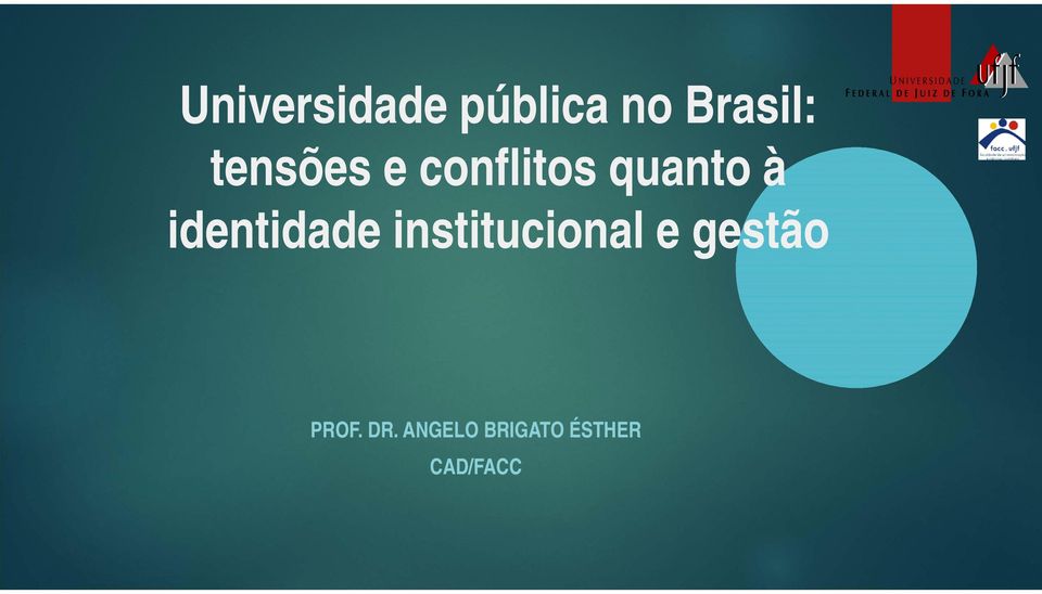 identidade institucional e gestão