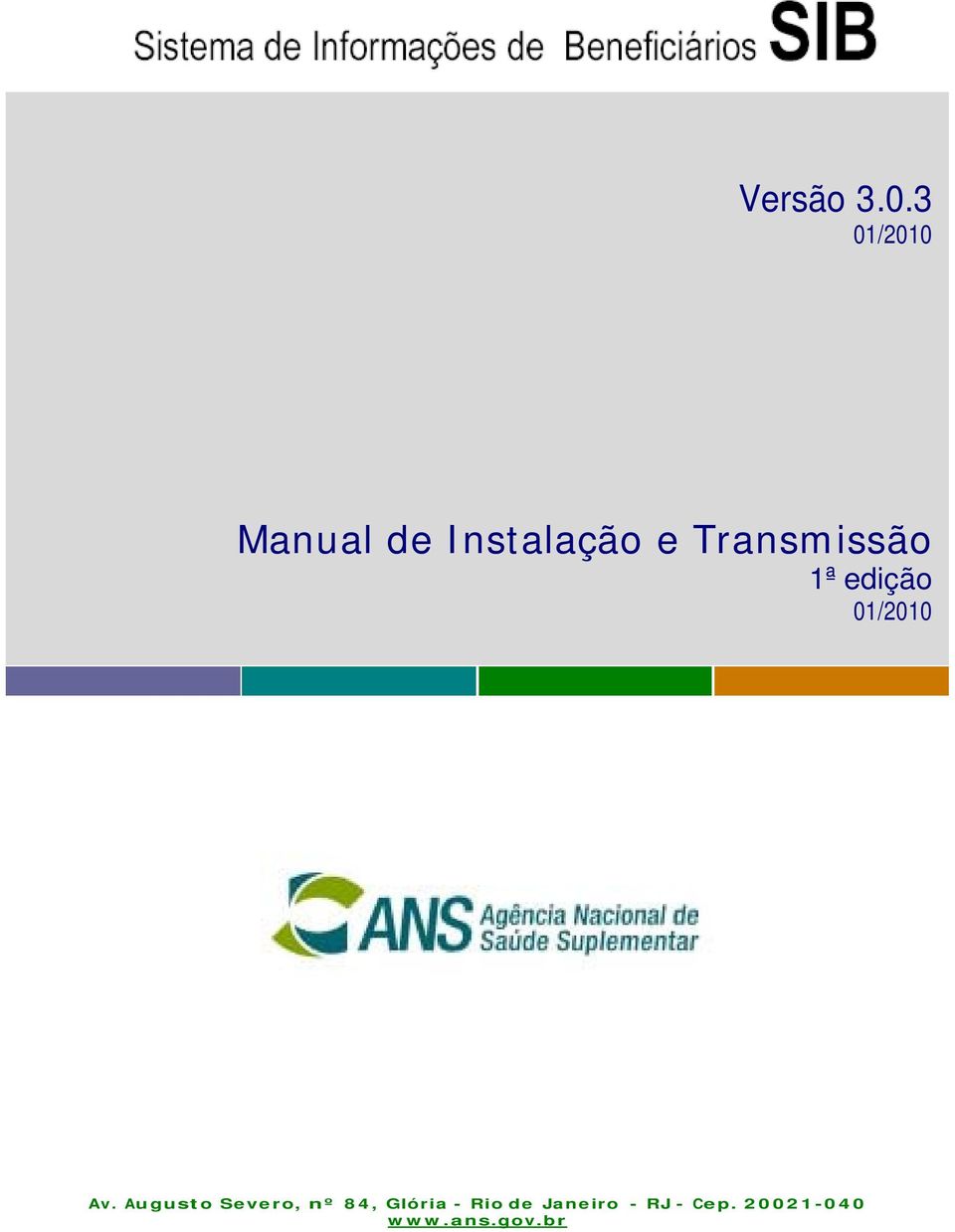 Transmissão 1ª edição 01/2010 Av.