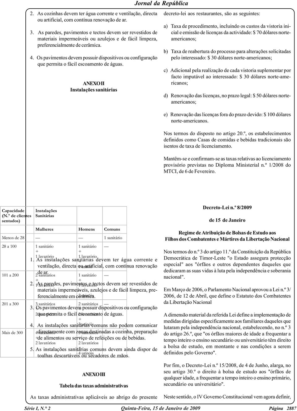 Os pavimentos devem possuir dispositivos ou configuração que permita o fácil escoamento de águas.