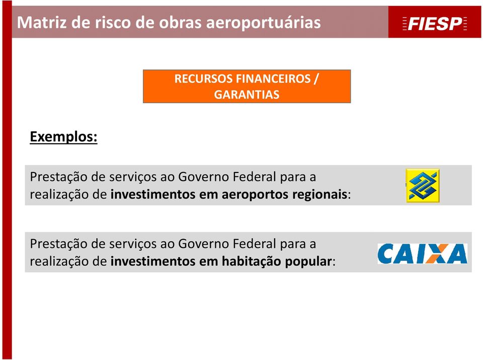 realização de investimentos em aeroportos regionais: Prestação de