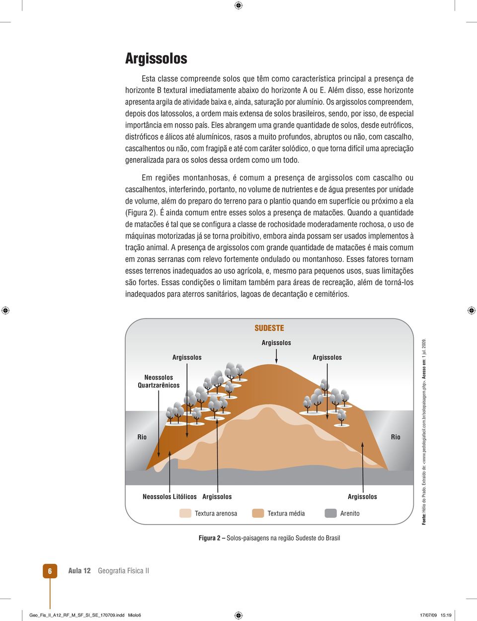 Os argissolos compreendem, depois dos latossolos, a ordem mais extensa de solos brasileiros, sendo, por isso, de especial importância em nosso país.