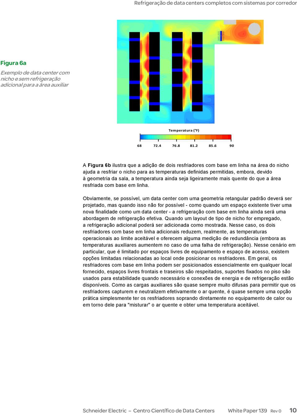 temperatura ainda seja ligeiramente mais quente do que a área resfriada com base em linha.