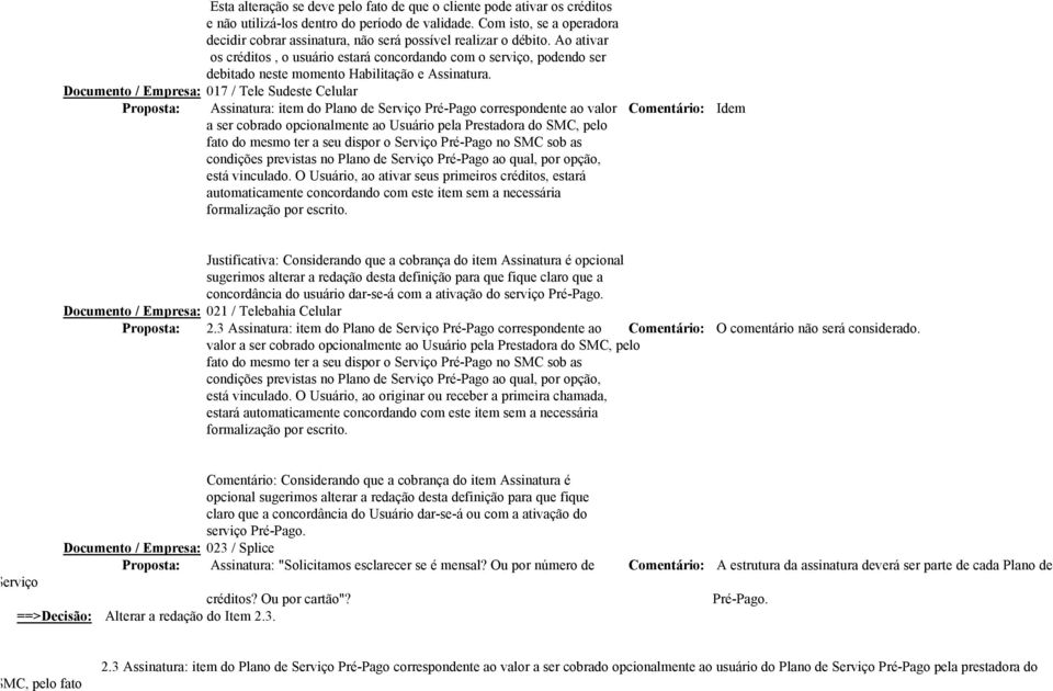 Ao ativar os créditos, o usuário estará concordando com o serviço, podendo ser debitado neste momento Habilitação e Assinatura.