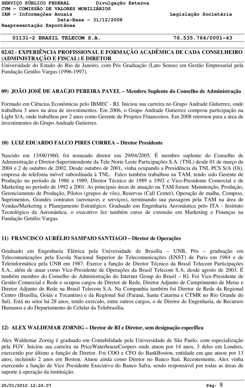 Iniciou sua carreira no Grupo Andrade Gutierrez, onde trabalhou 3 anos na área de investimentos.