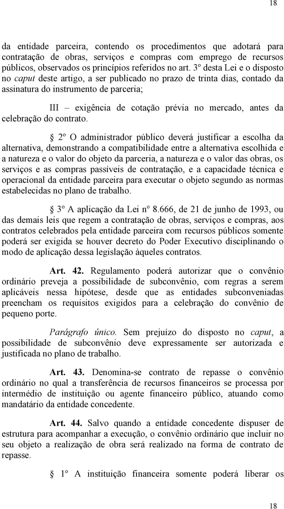 celebração do contrato.