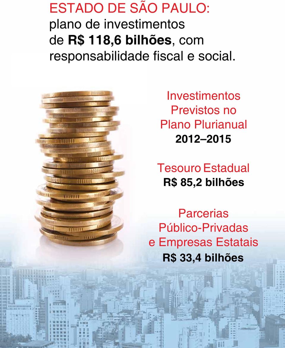 Investimentos Previstos no Plano Plurianual 2012 2015 Tesouro