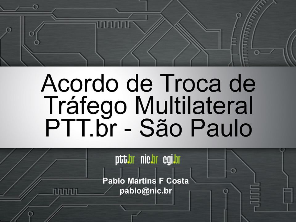 PTT.br - São Paulo