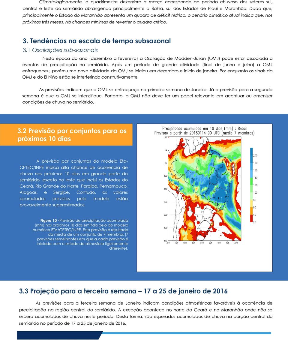 Tendências na escala de tempo subsazonal 3.