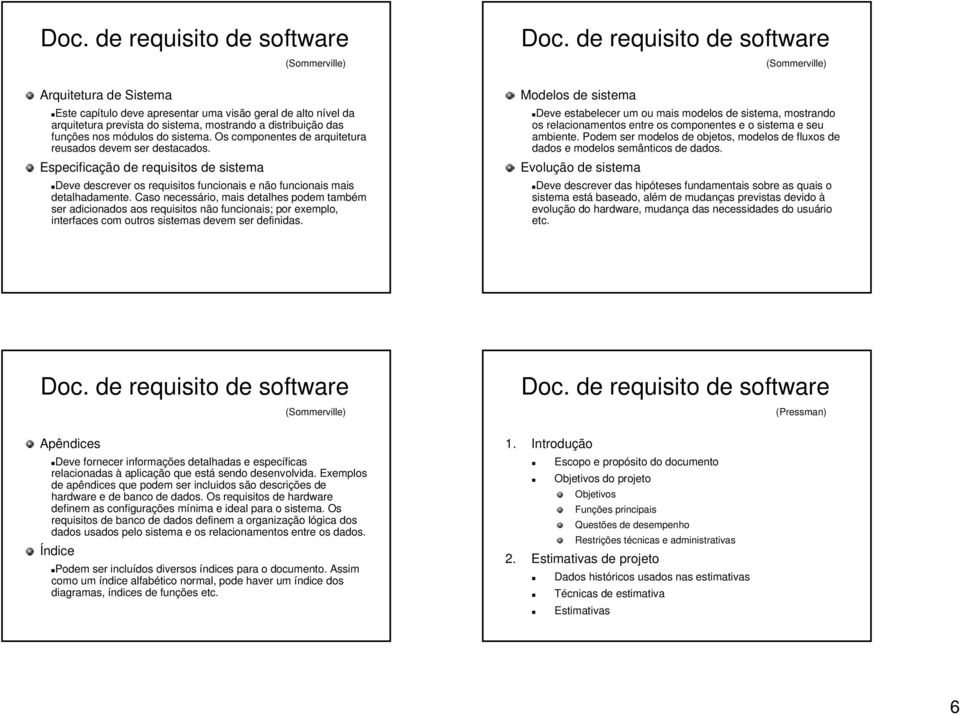 Caso necessário, mais detalhes podem também ser adicionados aos requisitos não funcionais; por exemplo, interfaces com outros sistemas devem ser definidas.