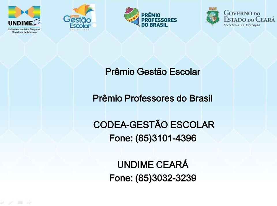 CODEA-GESTÃO ESCOLAR Fone: