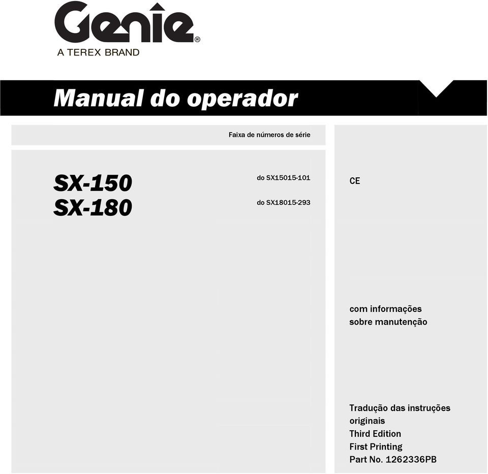 sobre manutenção Tradução das instruções