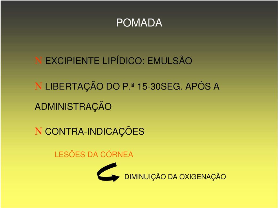 APÓS A ADMINISTRAÇÃO Ν