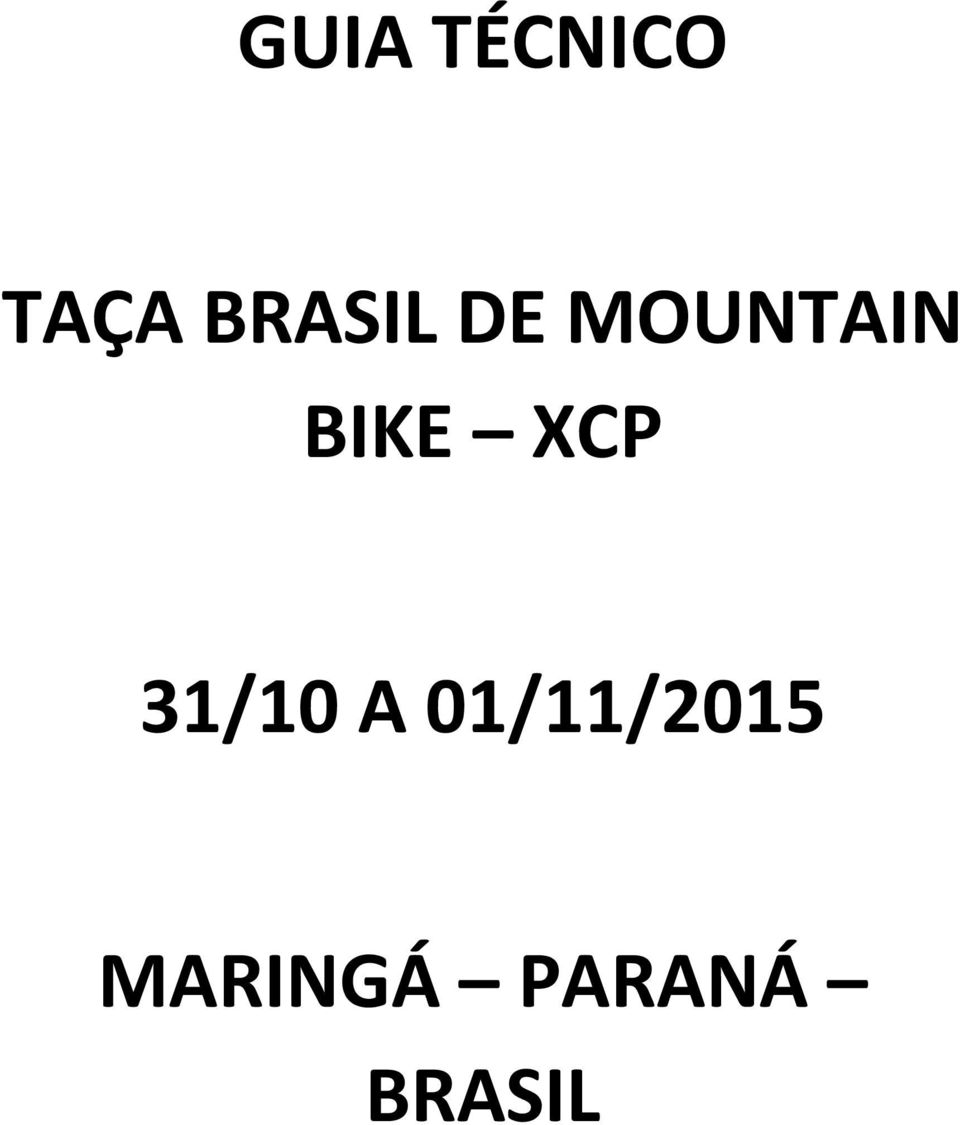 BIKE XCP 31/10 A