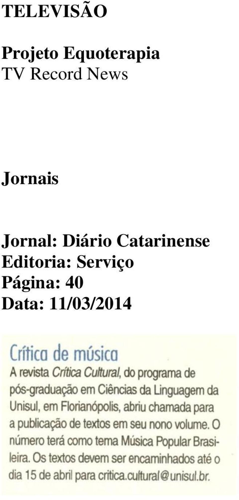 Jornais Jornal: Diário