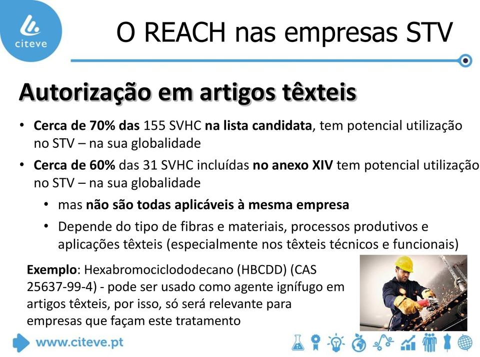 do tipo de fibras e materiais, processos produtivos e aplicações têxteis (especialmente nos têxteis técnicos e funcionais) Exemplo: