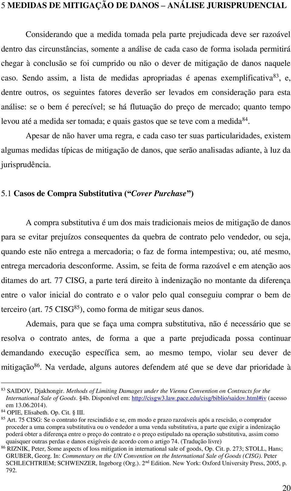 Sendo assim, a lista de medidas apropriadas é apenas exemplificativa 83, e, dentre outros, os seguintes fatores deverão ser levados em consideração para esta análise: se o bem é perecível; se há