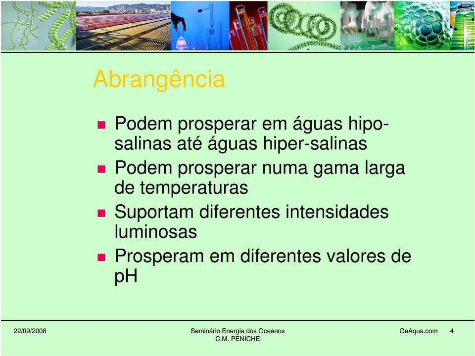 larga de temperaturas Suportam diferentes