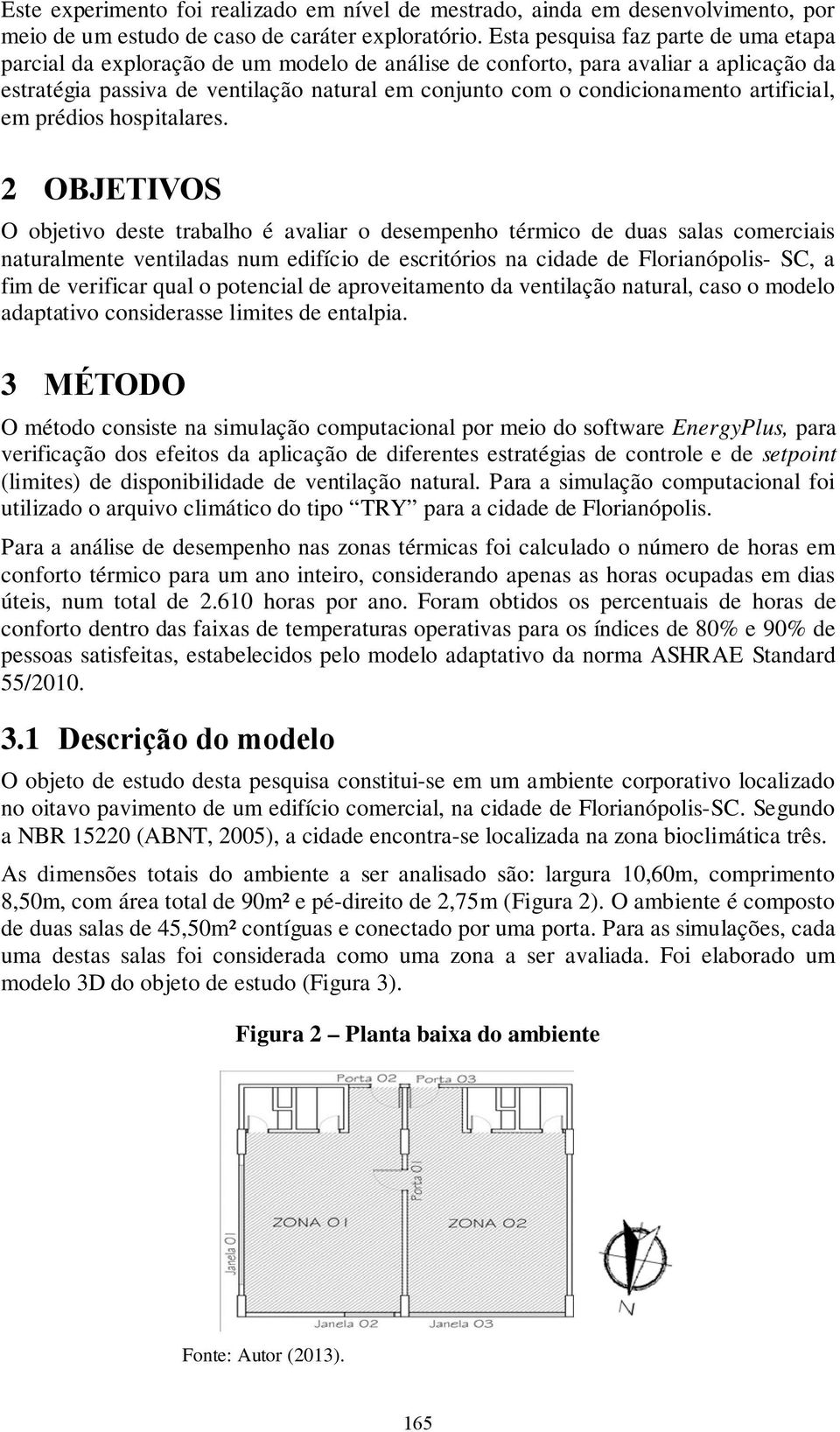 artificial, em prédios hospitalares.