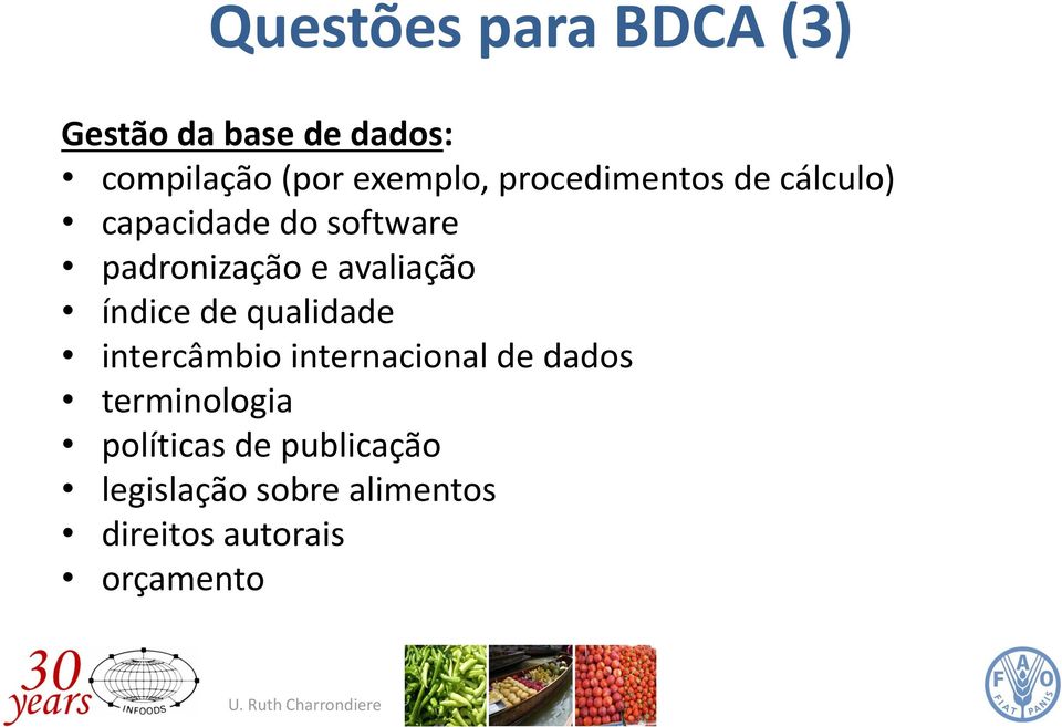 índice de qualidade intercâmbio internacional de dados terminologia