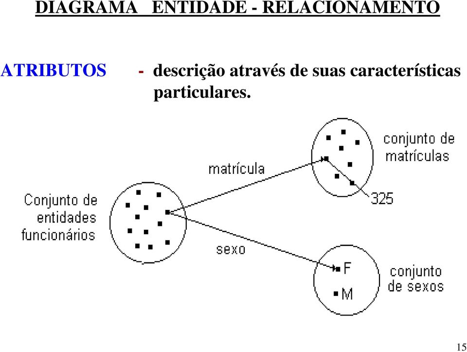 descrição através de suas