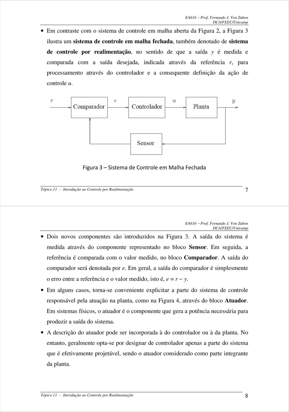 deejd, idicd trvé d referêci r, pr procemeto trvé do cotroldor e coequete defiição d ção de cotrole u.