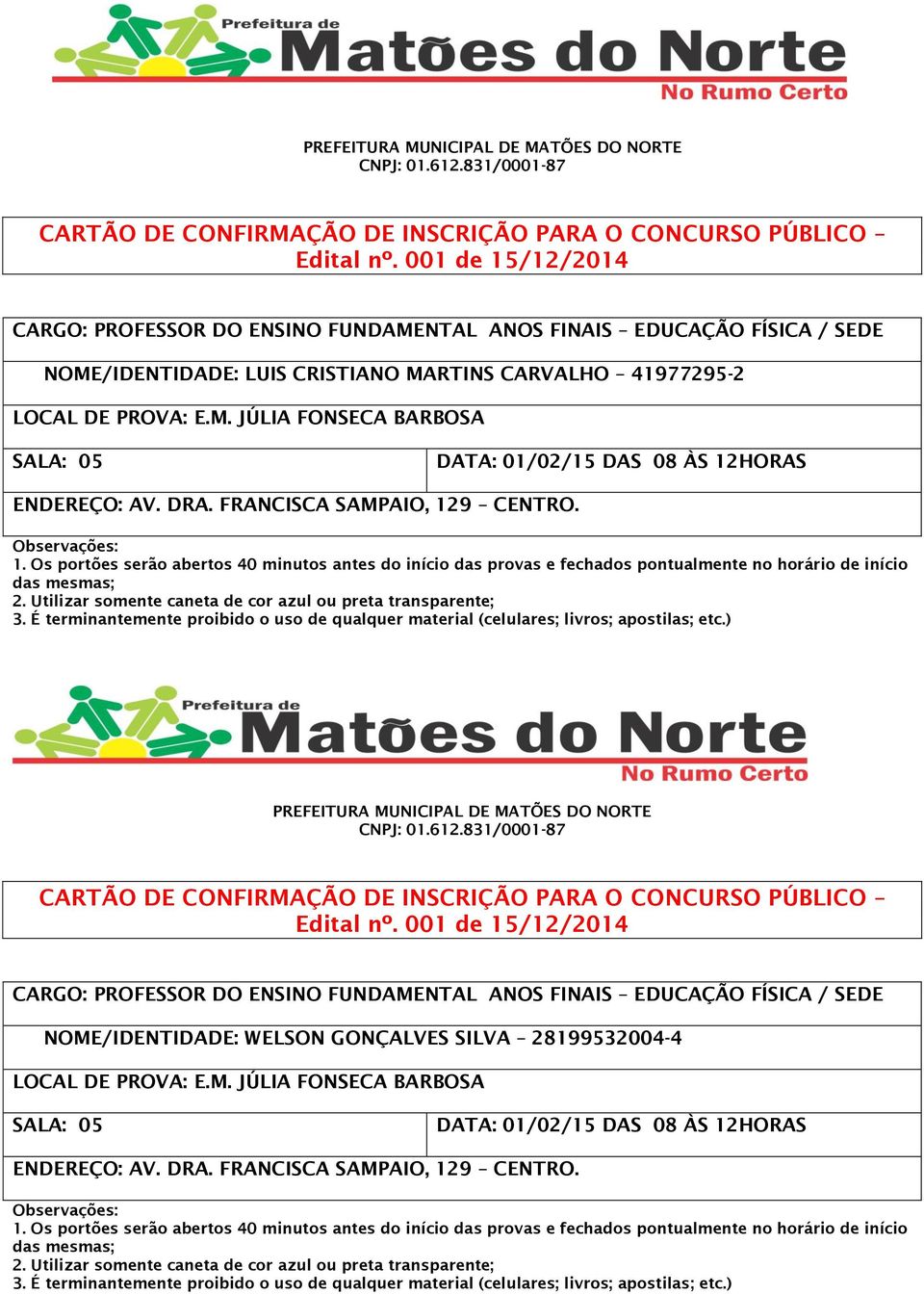 41977295-2 NOME/IDENTIDADE: