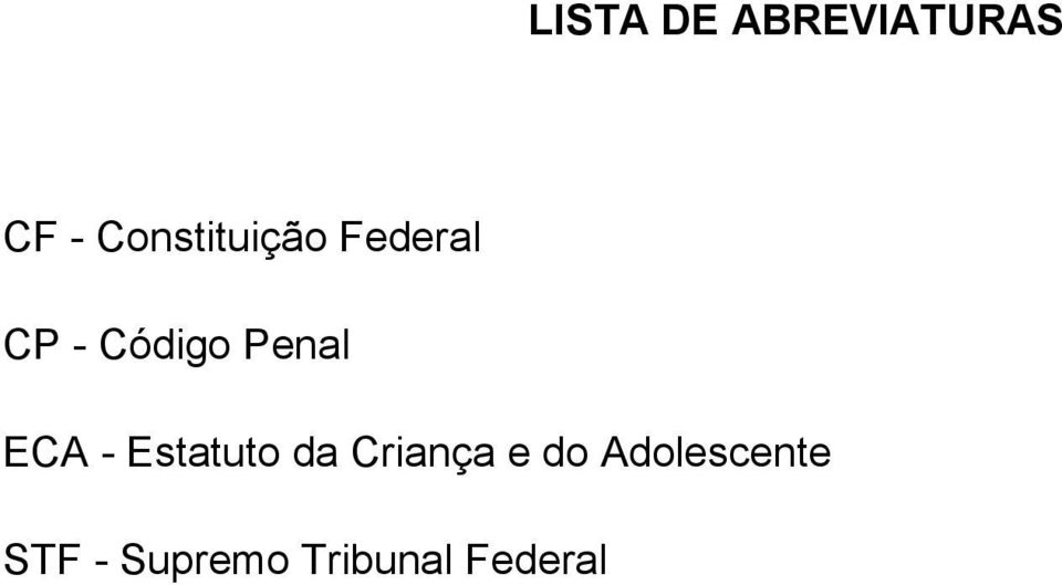 Penal ECA - Estatuto da Criança e