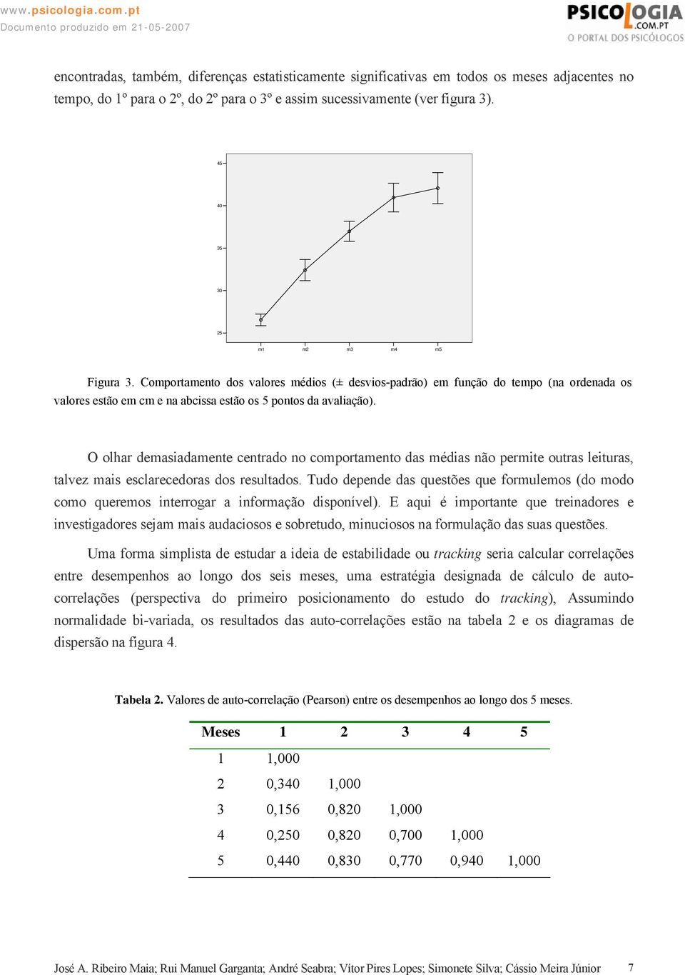 O olhar demasiadamente centrado no comportamento das médias não permite outras leituras, talvez mais esclarecedoras dos resultados.