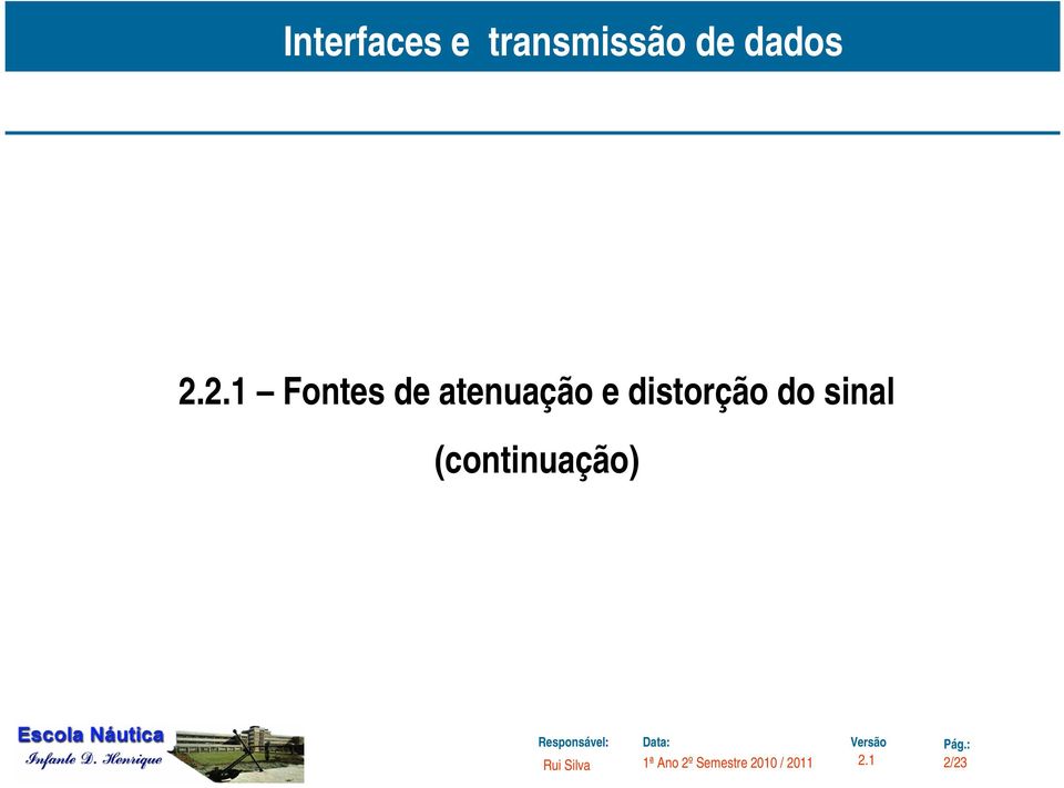 disorção do sinal