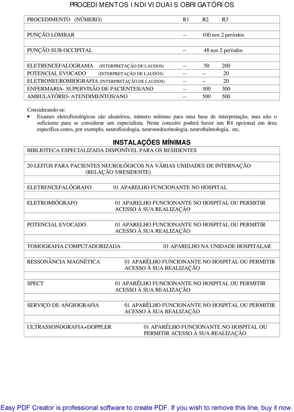 500 500 Considerando-se: Exames eletrofisiológicos são aleatórios, número mínimo para uma base de interpretação, mas não o suficiente para se considerar um especialista.