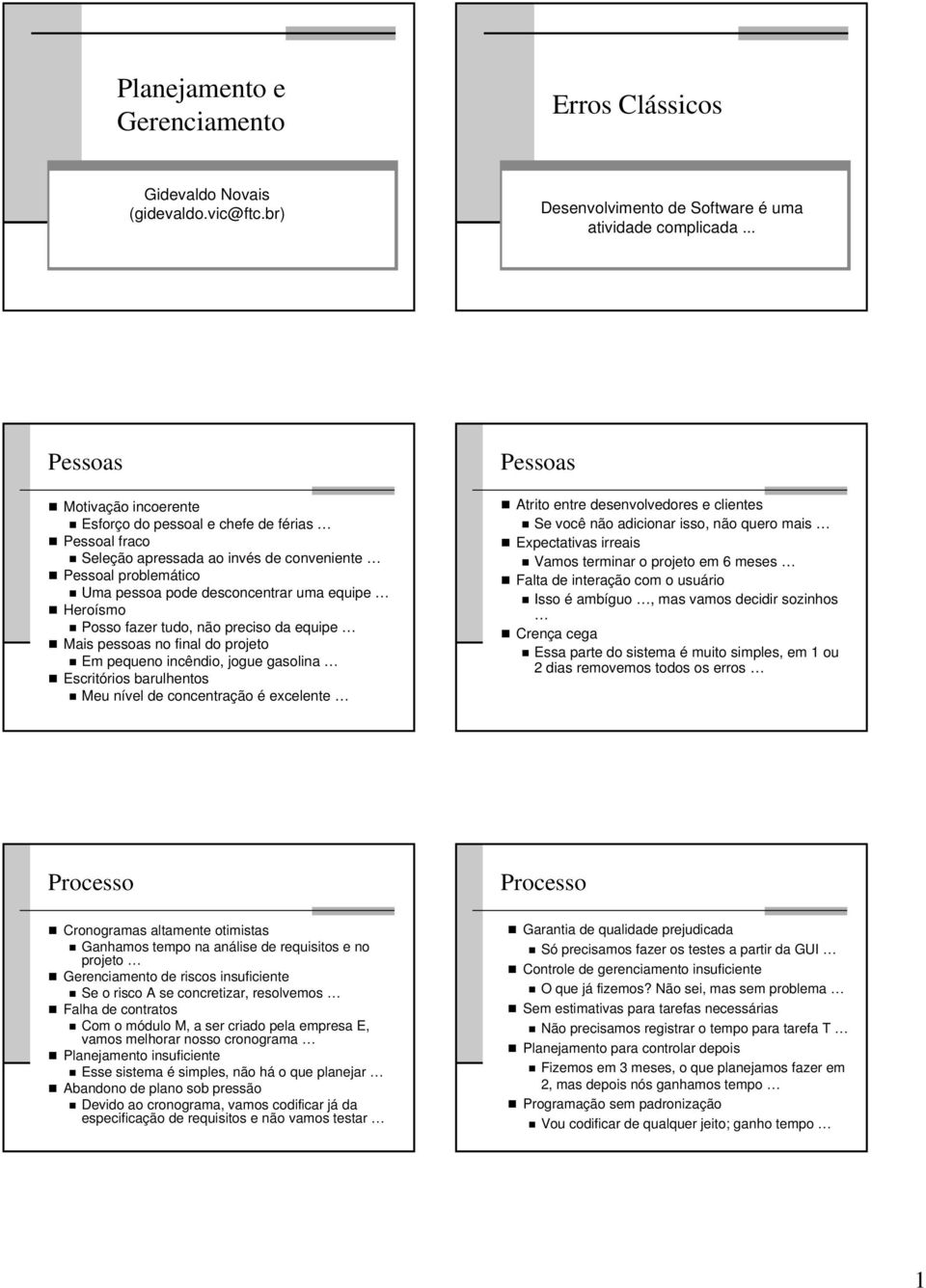 fazer tudo, não preciso da equipe Mais pessoas no final do projeto Em pequeno incêndio, jogue gasolina Escritórios barulhentos Meu nível de concentração é excelente Pessoas Atrito entre