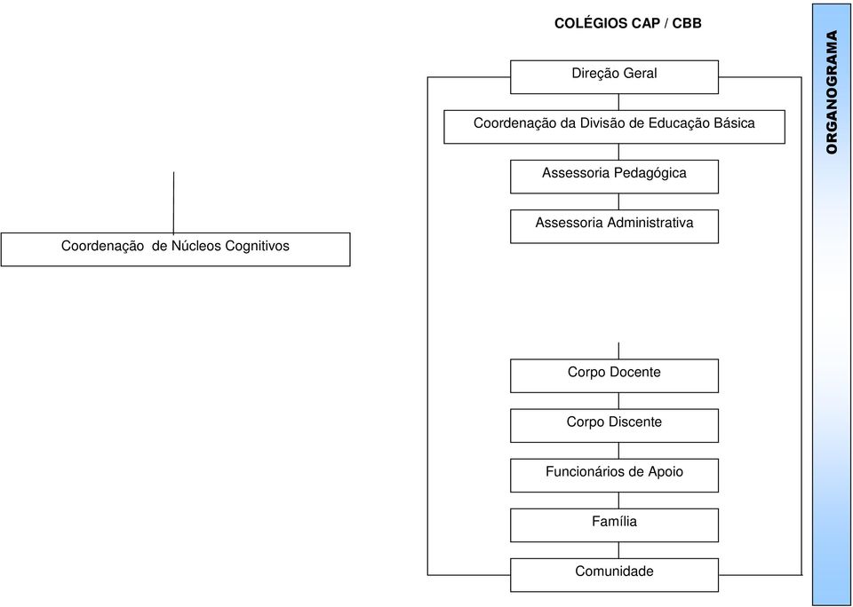 Coordenação de Núcleos Cognitivos Assessoria Administrativa